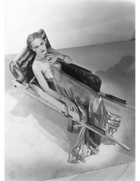 Man Ray|Man Ray Print|man ray silver photographic print|Madeleine Vionnet's dress, Oscar Dominguez's wheelbarrow, 1937|€156.00