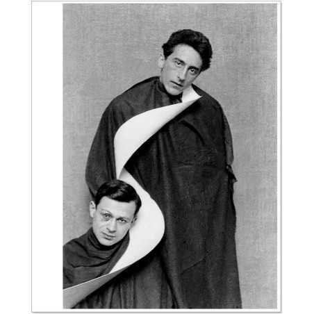 Man Ray|Man Ray Print|man ray tirage photographique argentique|Jean Cocteau et Tristan Tzara, 1924|156,00&nbsp;€|Photothèque Man Ray - TELIMAGE